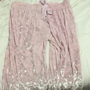 Victoria Secret Pink Velvet Jogger Sleepwear